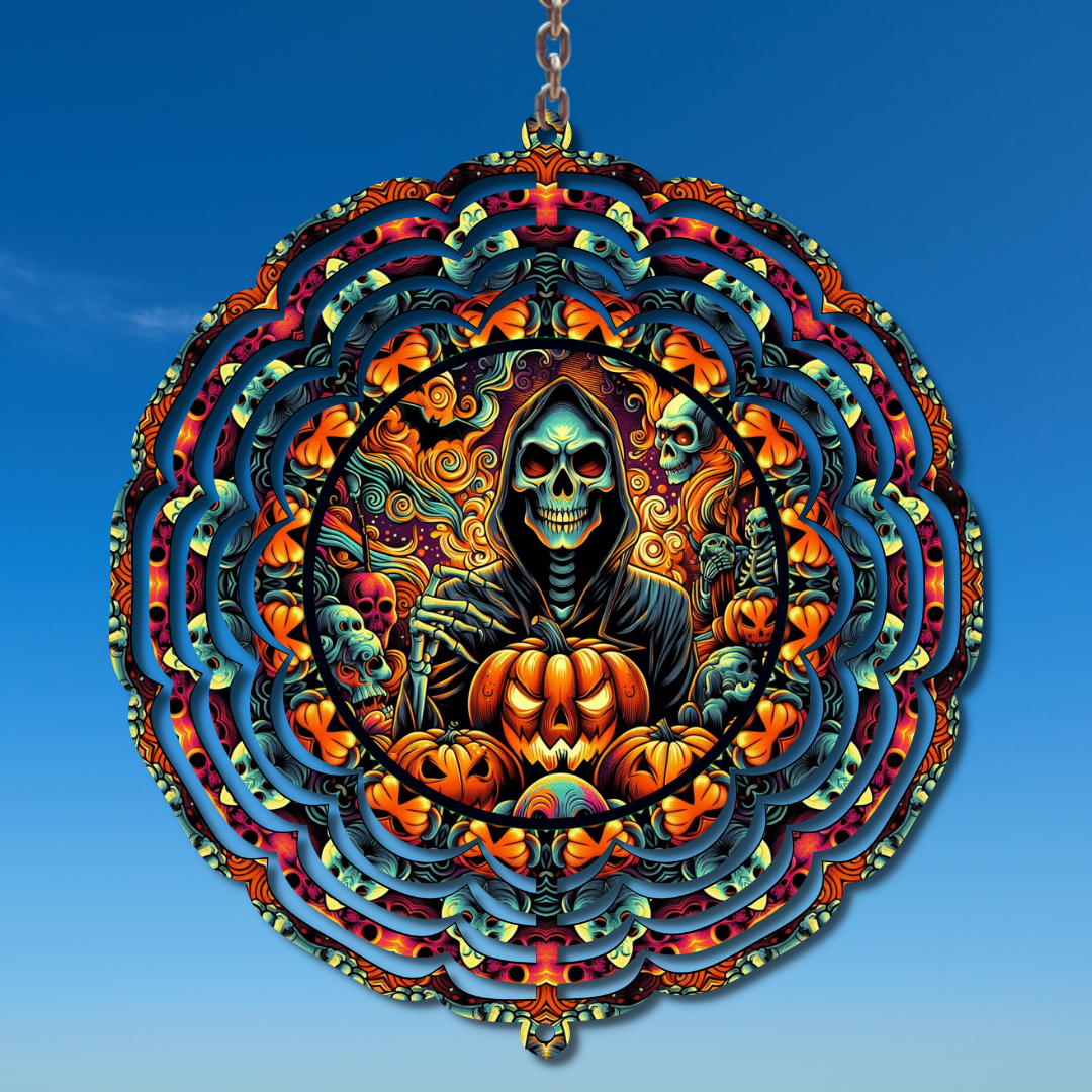 Halloween Jack Skeleton Wind Spinner