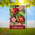 Lady Bugs Garden Flag