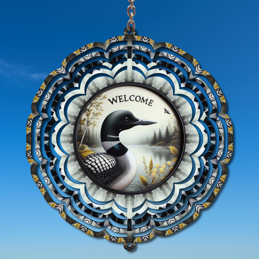 Loon Wind Spinner