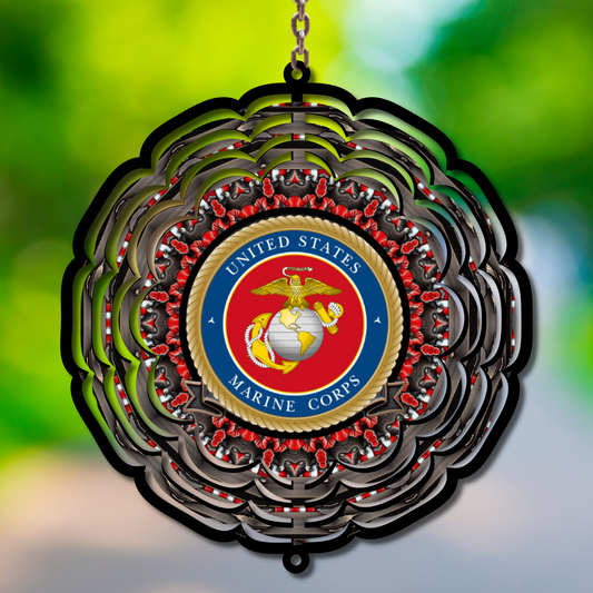 Marine Corps Wind Spinner