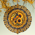 Oriole Bird and Sunflowers Wind Spinner - Wind Spinner