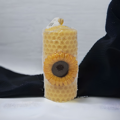 Honeycomb Sunflower Candle