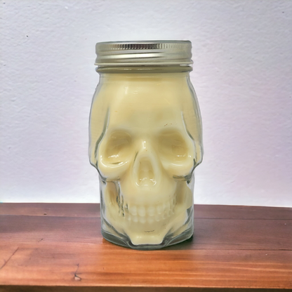 Skull Mason Jar Candles