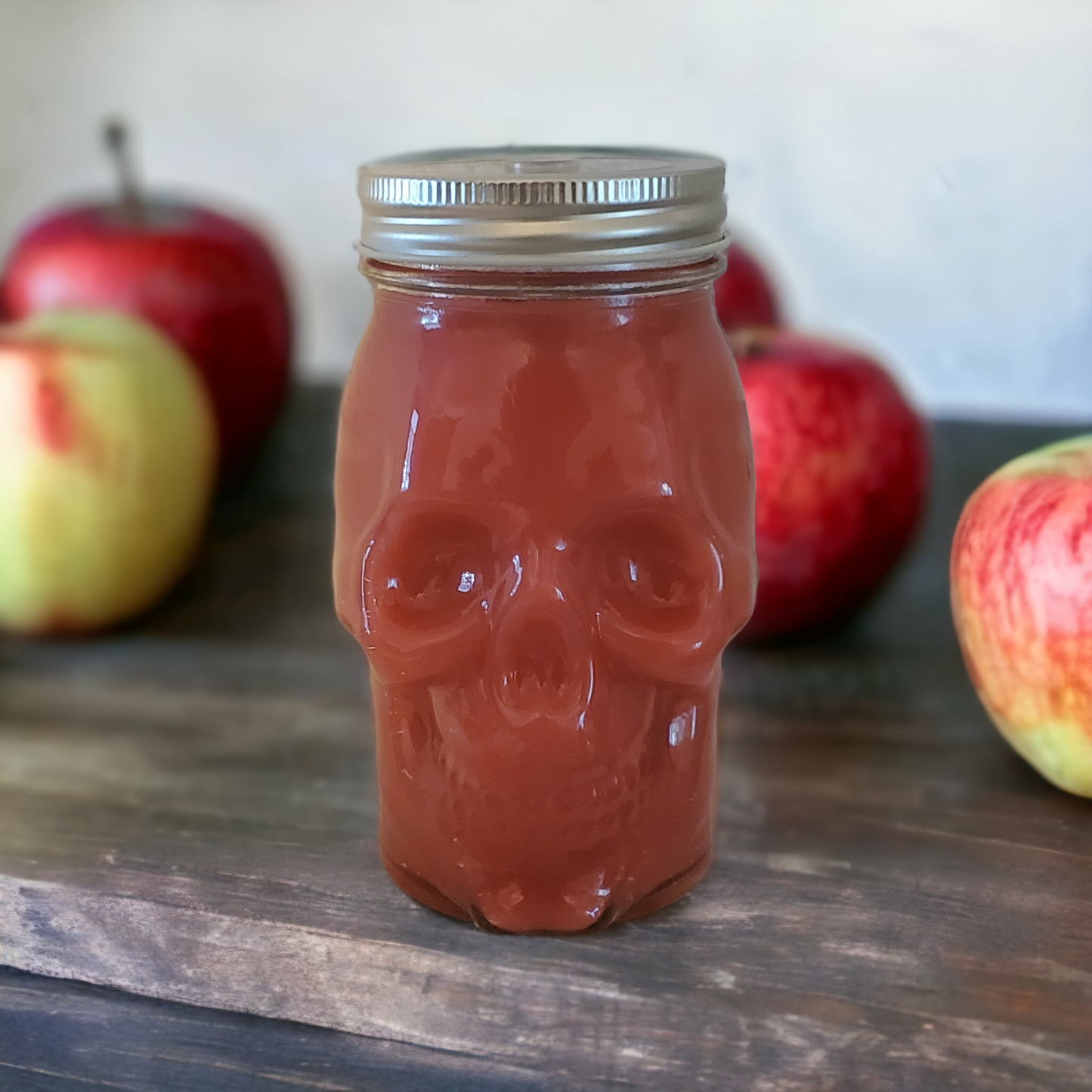 Skull Mason Jar Candles