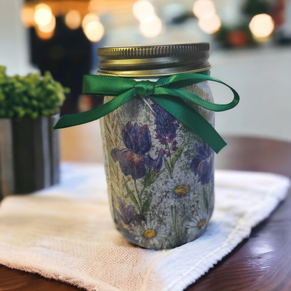 Black Amber & Lavender Wax Melt Jar