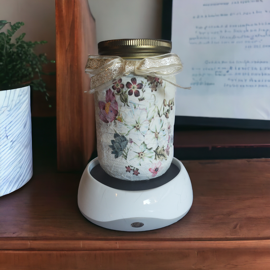 Peach Magnolia & Raspberry Wax Melt Jar