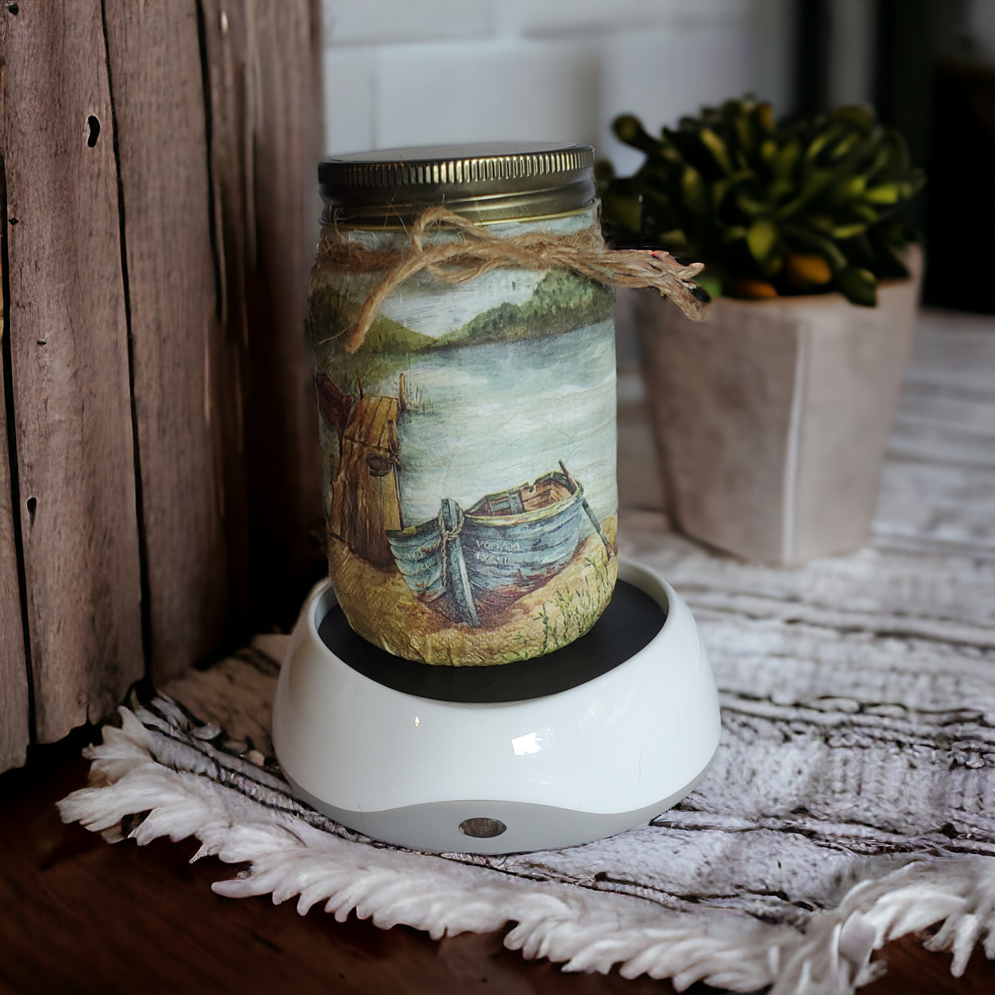 Driftwood Wax Melt Jar