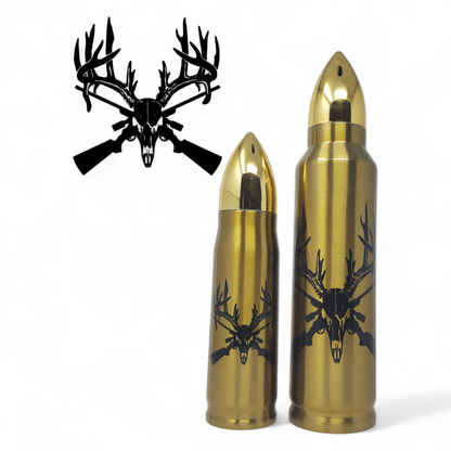 Buck Skull X Bones Bullet Thermos