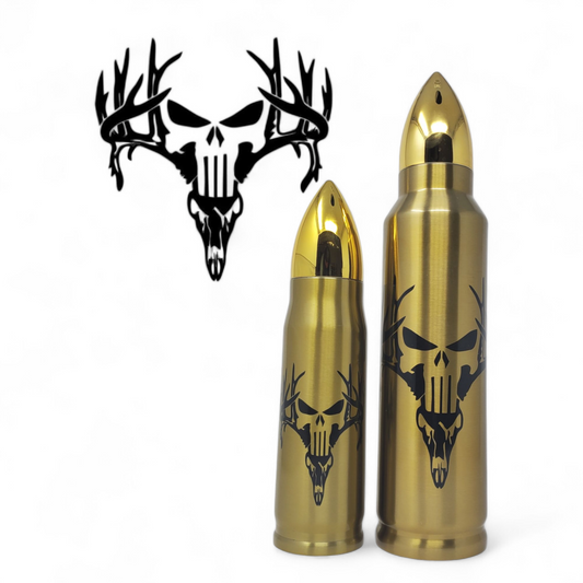 Punisher Buck Skull Bullet Thermos