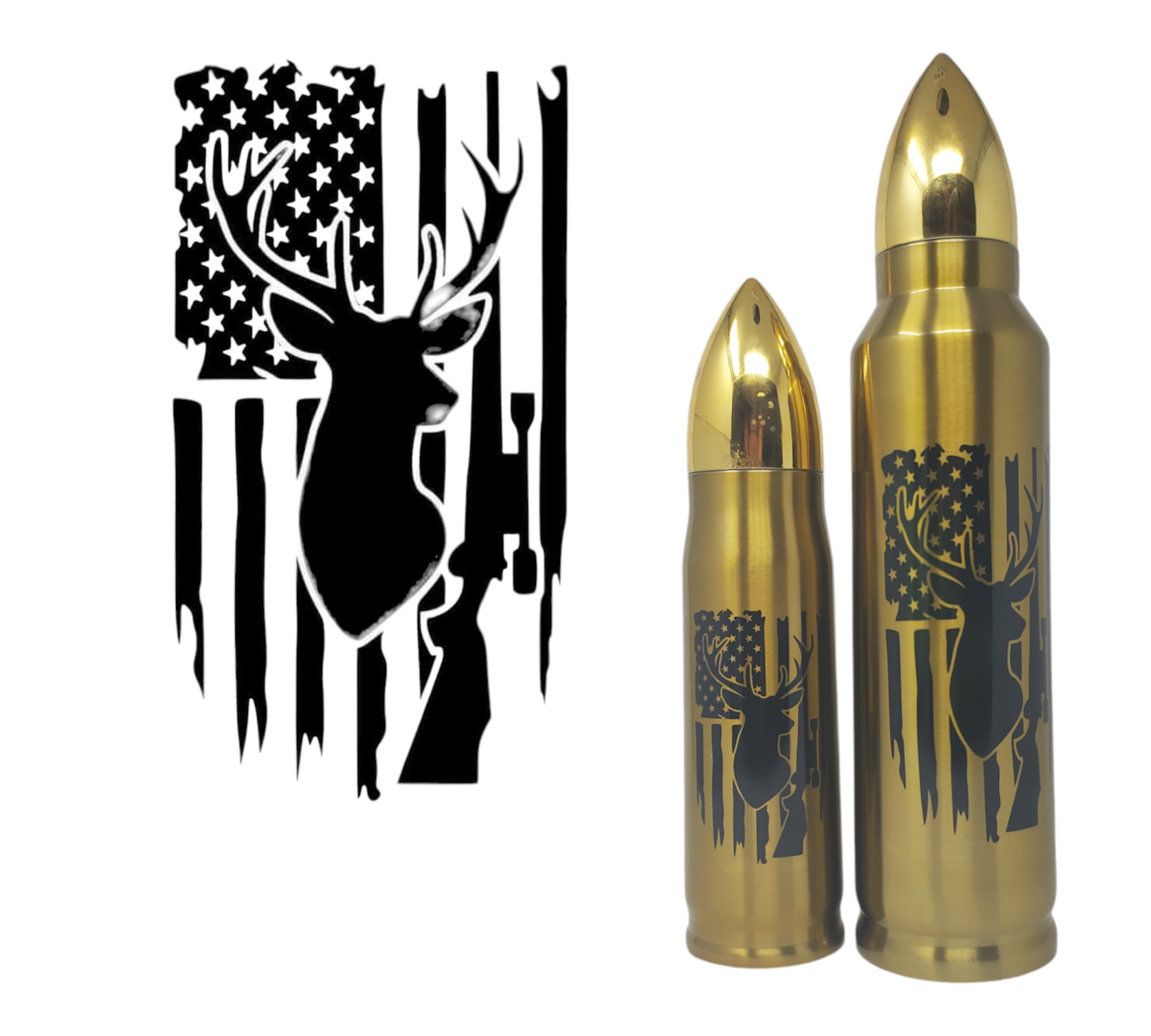 American Hunter Buck Bullet Thermos