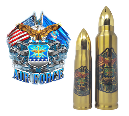 Air Force Badge Bullet Thermos