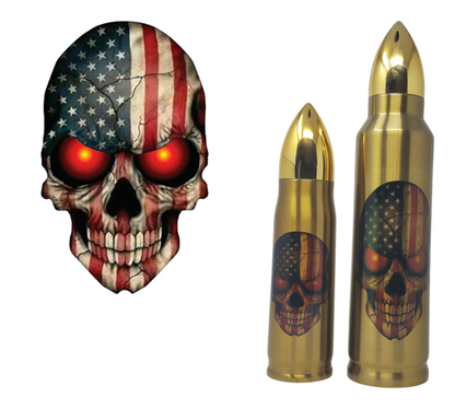 American Skull Bullet Thermos