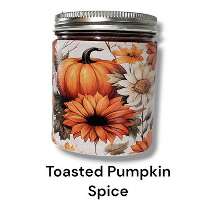 Fall Theme Wickless Candle Jars