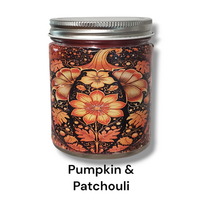 Fall Theme Wickless Candle Jars