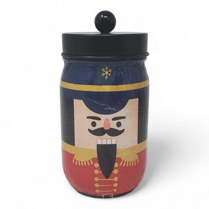 Nutcracker Mason Jar