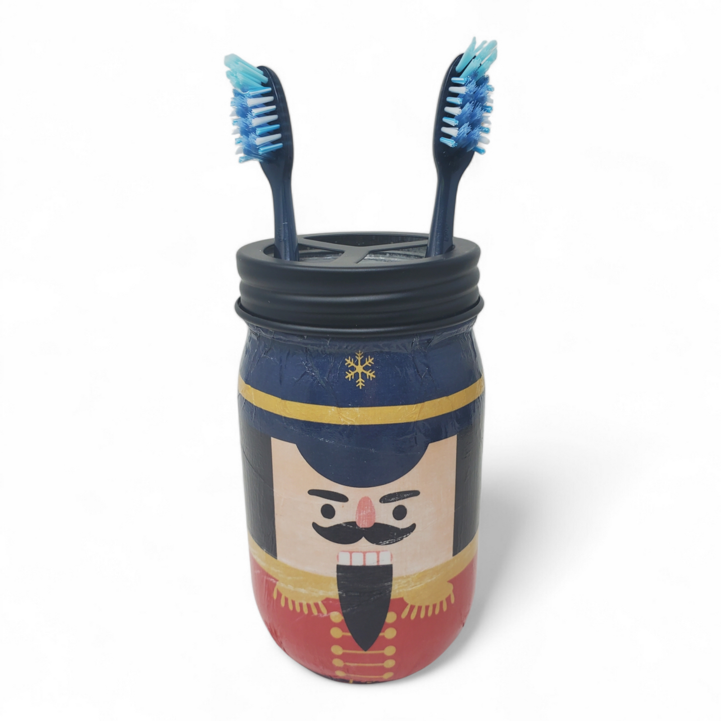 Nutcracker Mason Jar