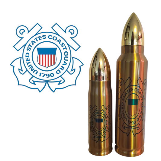 Coast Guard Bullet Thermos Tumbler