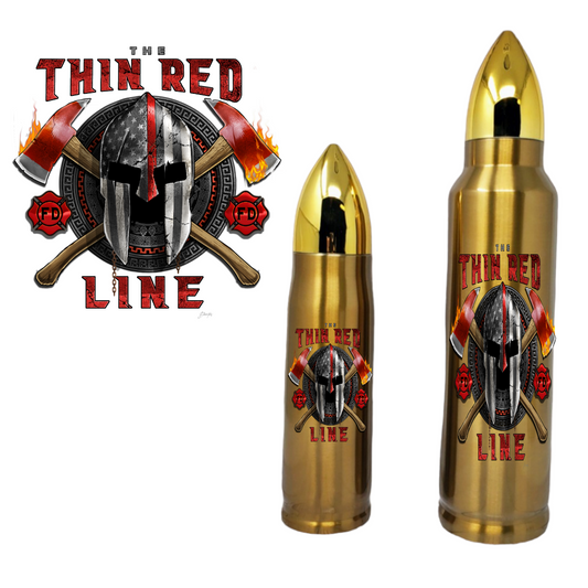 Thin Red Line Bullet Thermos