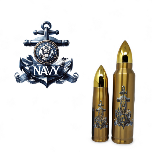 Navy Anchor Bullet Thermos