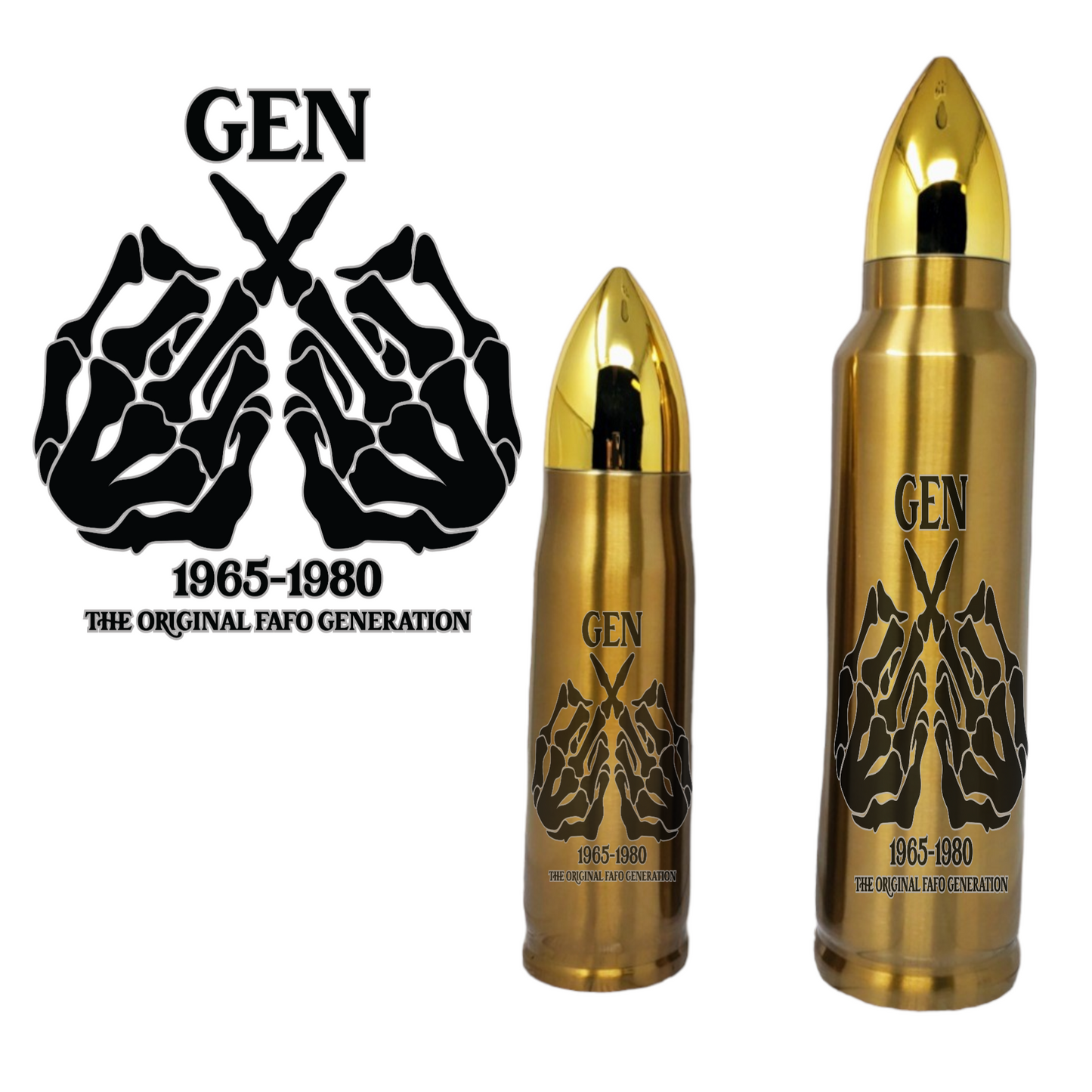 Gen X The Original FAFO Bullet Thermos Tumbler