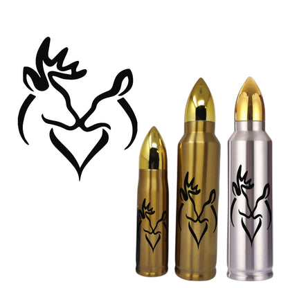 Deer Couple Bullet Thermos Tumbler