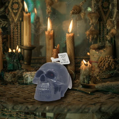 Bleeding Skull Candles