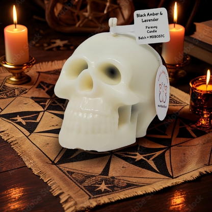 Bleeding Skull Candles