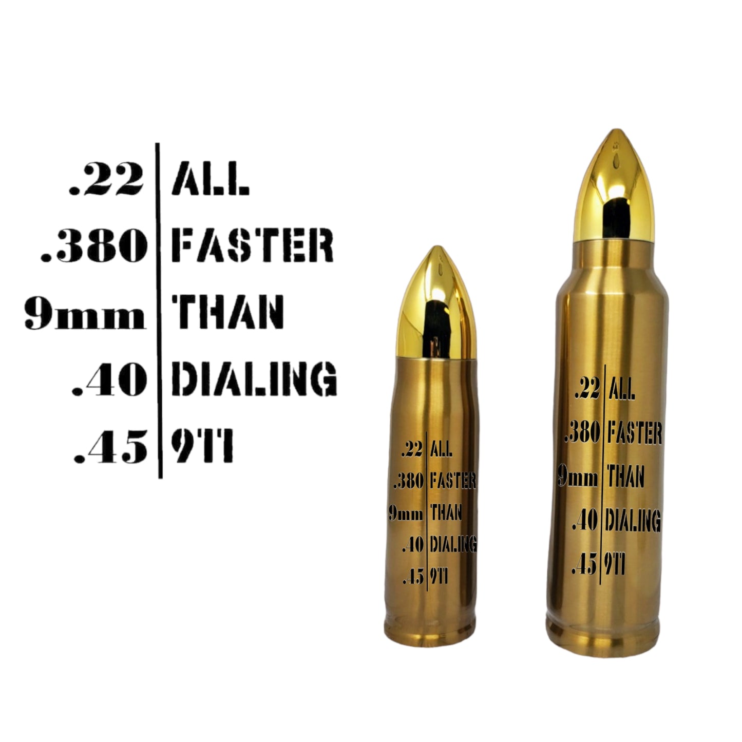 Dialing 911 Bullet Thermos