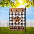 Primitive Star Garden Flag