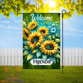 Sunflower Friends Garden Flag