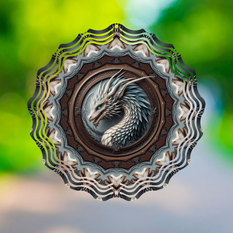 Tribal Dragon Wind Spinner