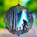 Aliens Bigfoot Wind Spinner Wind Spinner