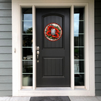 Memorial Day Poppy Door Sign