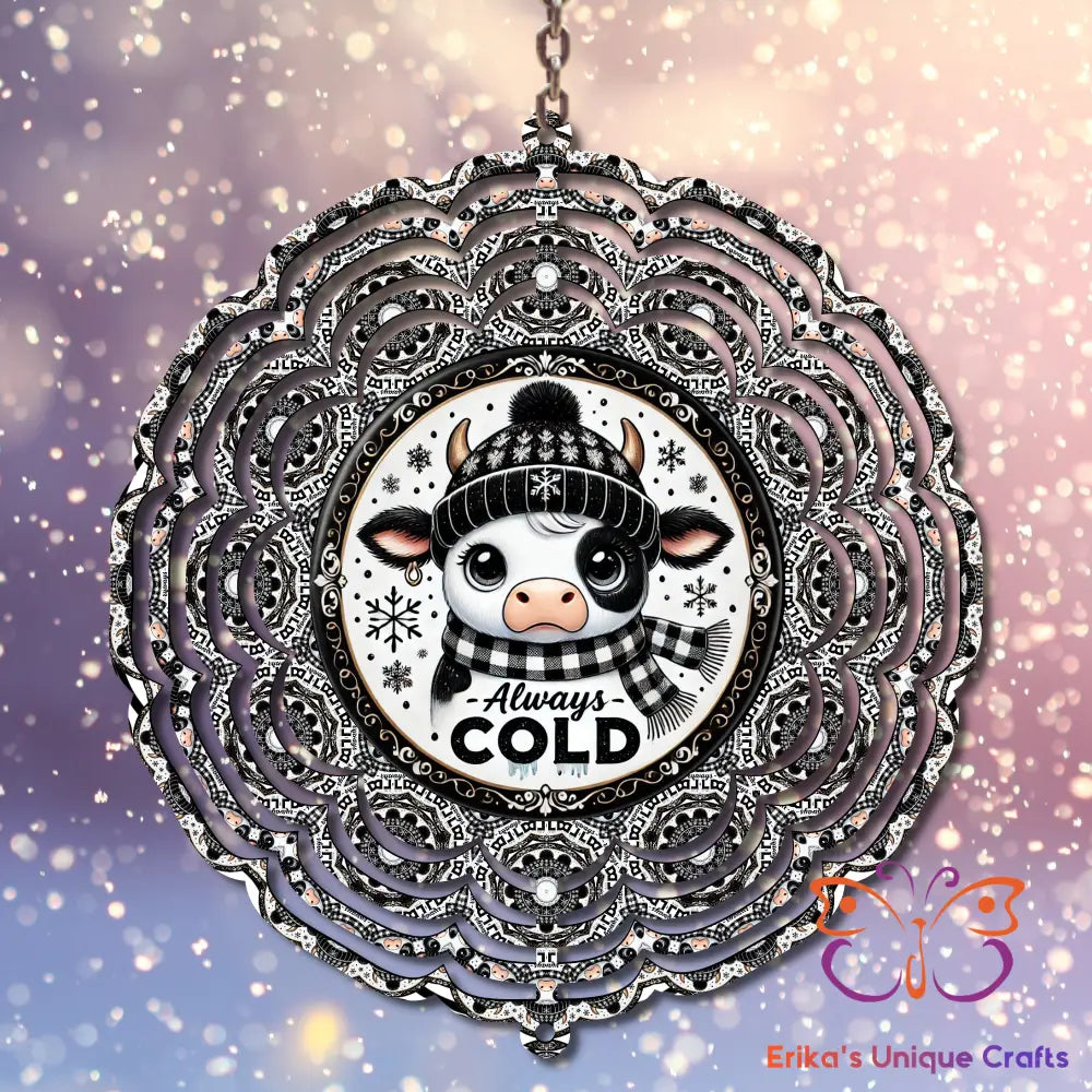 Always Cold Cow Wind Spinner Wind Spinner