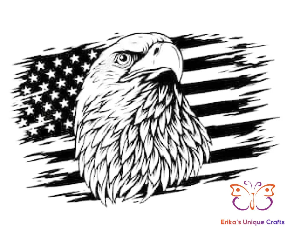 American Eagle and Flag Bullet Thermos Bullet Thermos