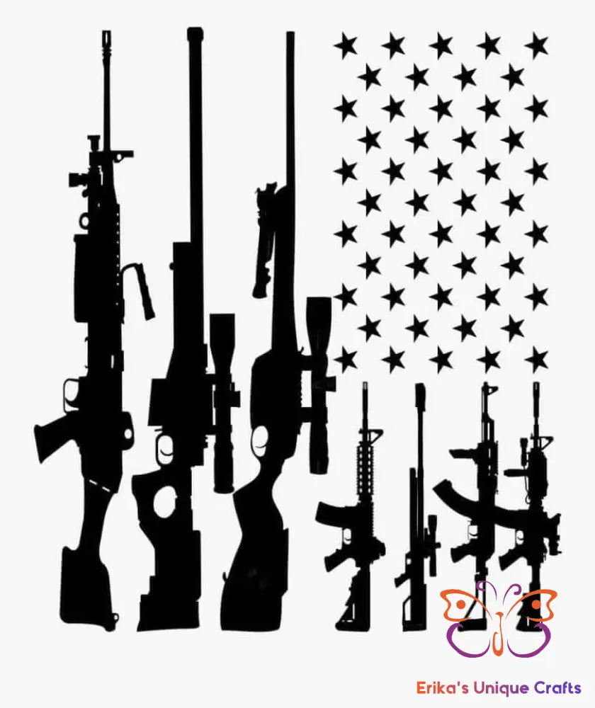 American Gun Flag Bullet Thermos Bullet Thermos