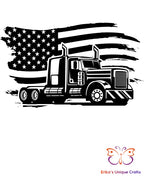 American Truck Driver Bullet Thermos Bullet Thermos