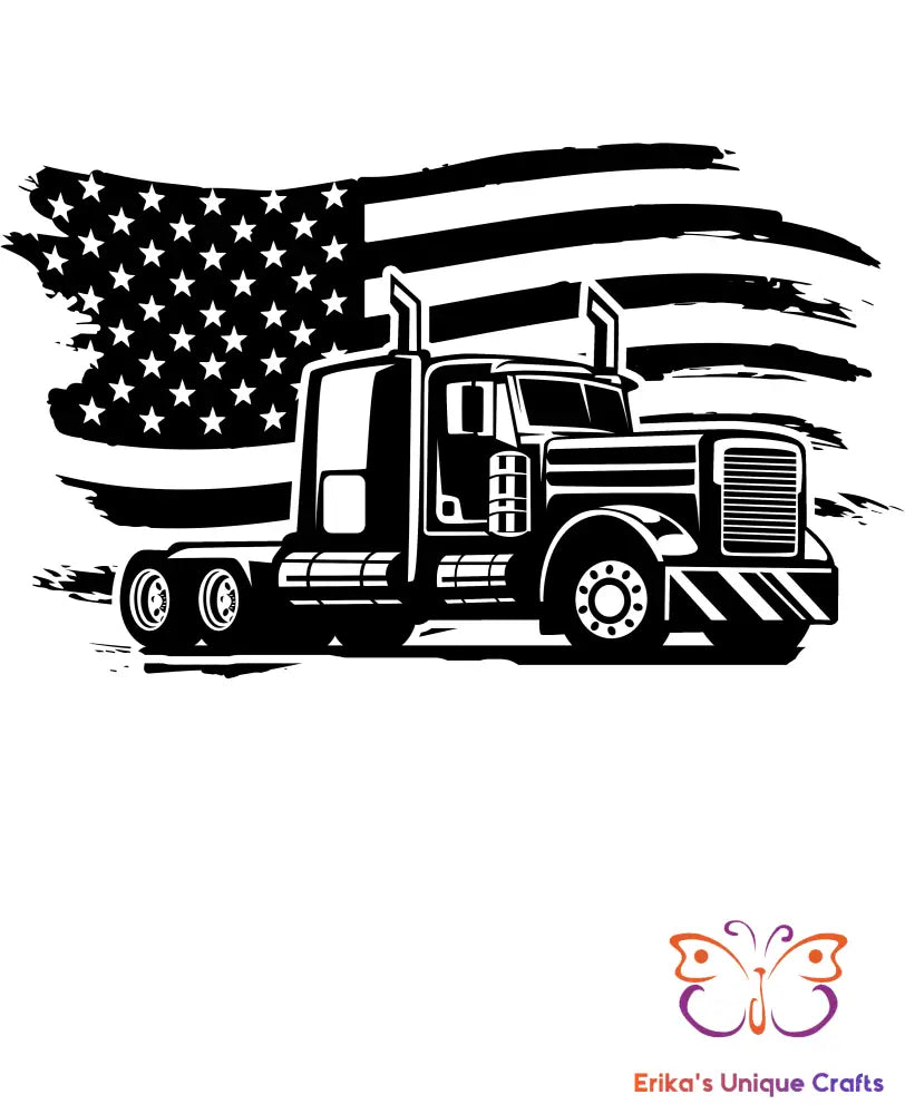 American Truck Driver Bullet Thermos Bullet Thermos