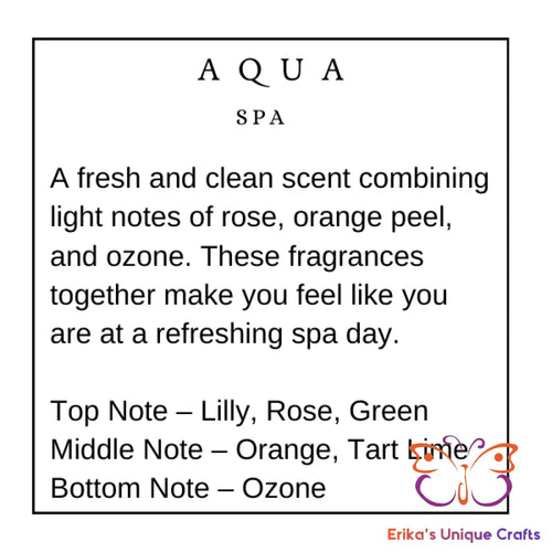 Aqua Spa Fragrance Sachet Fragrance Sachet