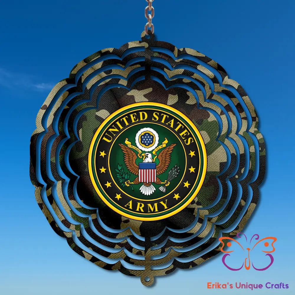 Army Camo Wind Spinner Wind Spinner