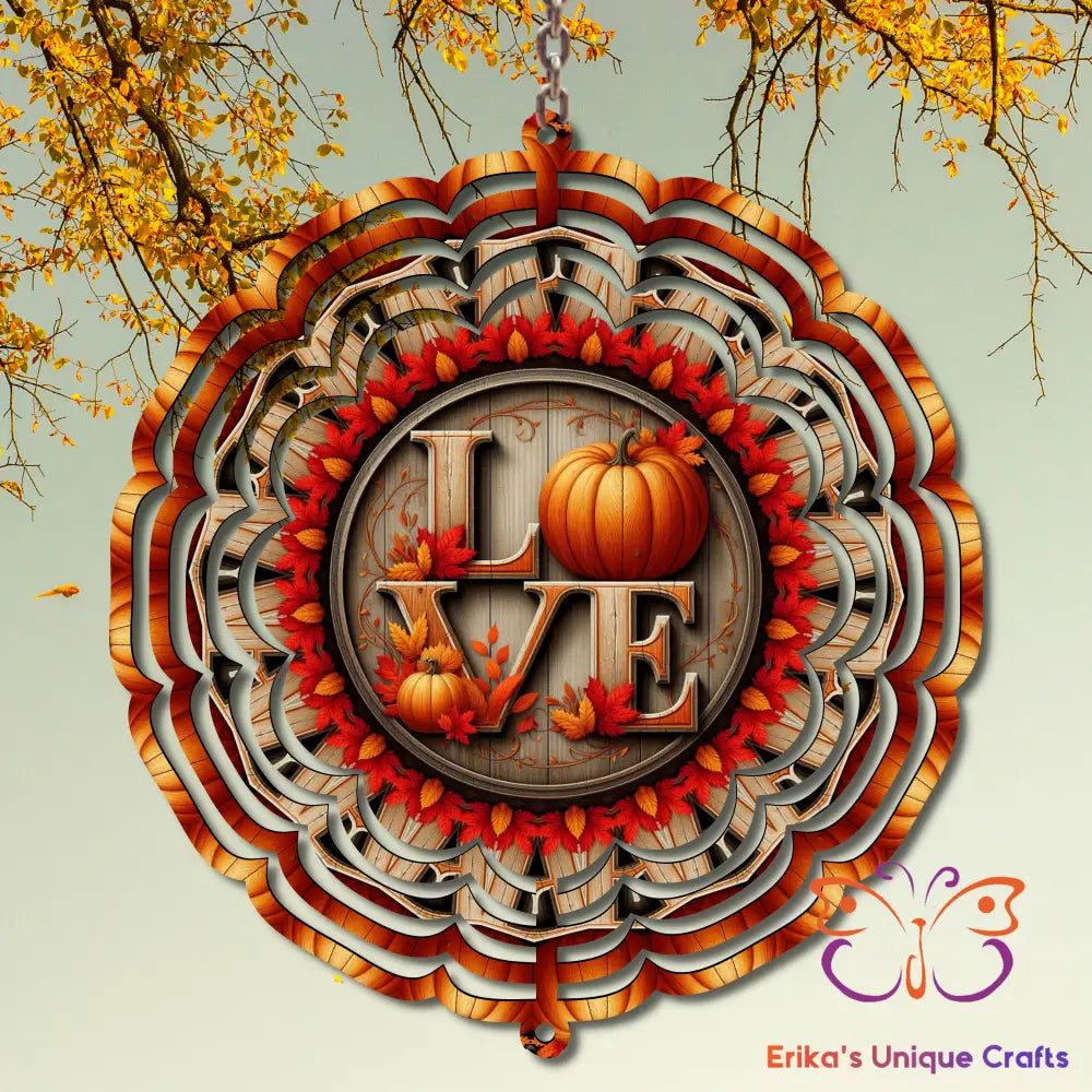 Autumn Love Wind Spinner Wind Spinner