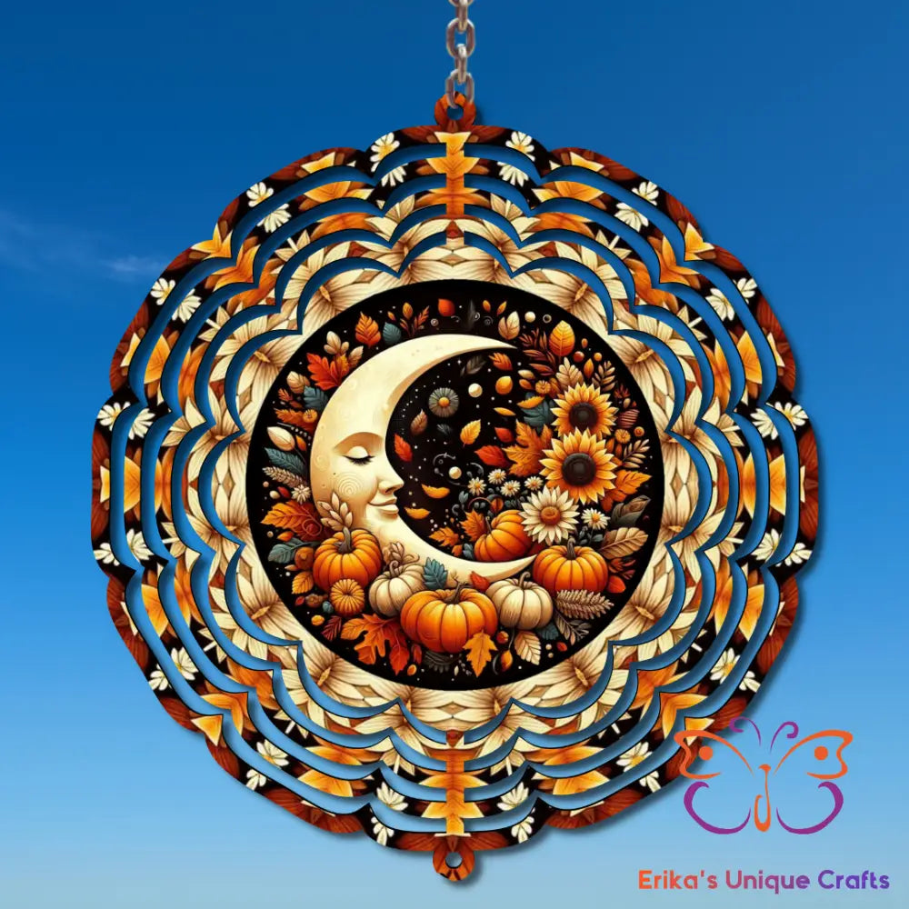 Autumn Moon Wind Spinner Wind Spinner