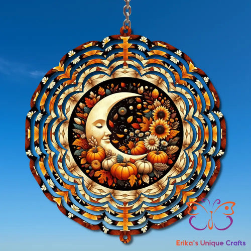 Autumn Moon Wind Spinner Wind Spinner