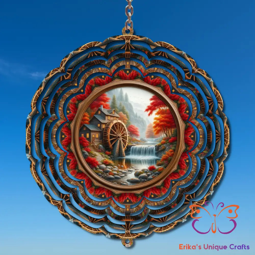 Autumn Water Wheel Wind Spinner Wind Spinner