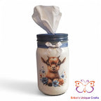 Baby Goat Mason Jar 32 Oz Tissue Dispenser Mason Jar