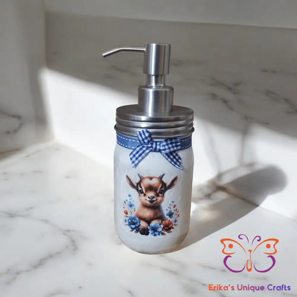 Baby Goat Mason Jar Mason Jar