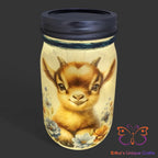 Baby Goat Mason Jar Solar Lights Mason Jar