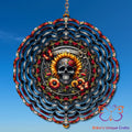 Beautifully Twisted Skull Wind Spinner Wind Spinner