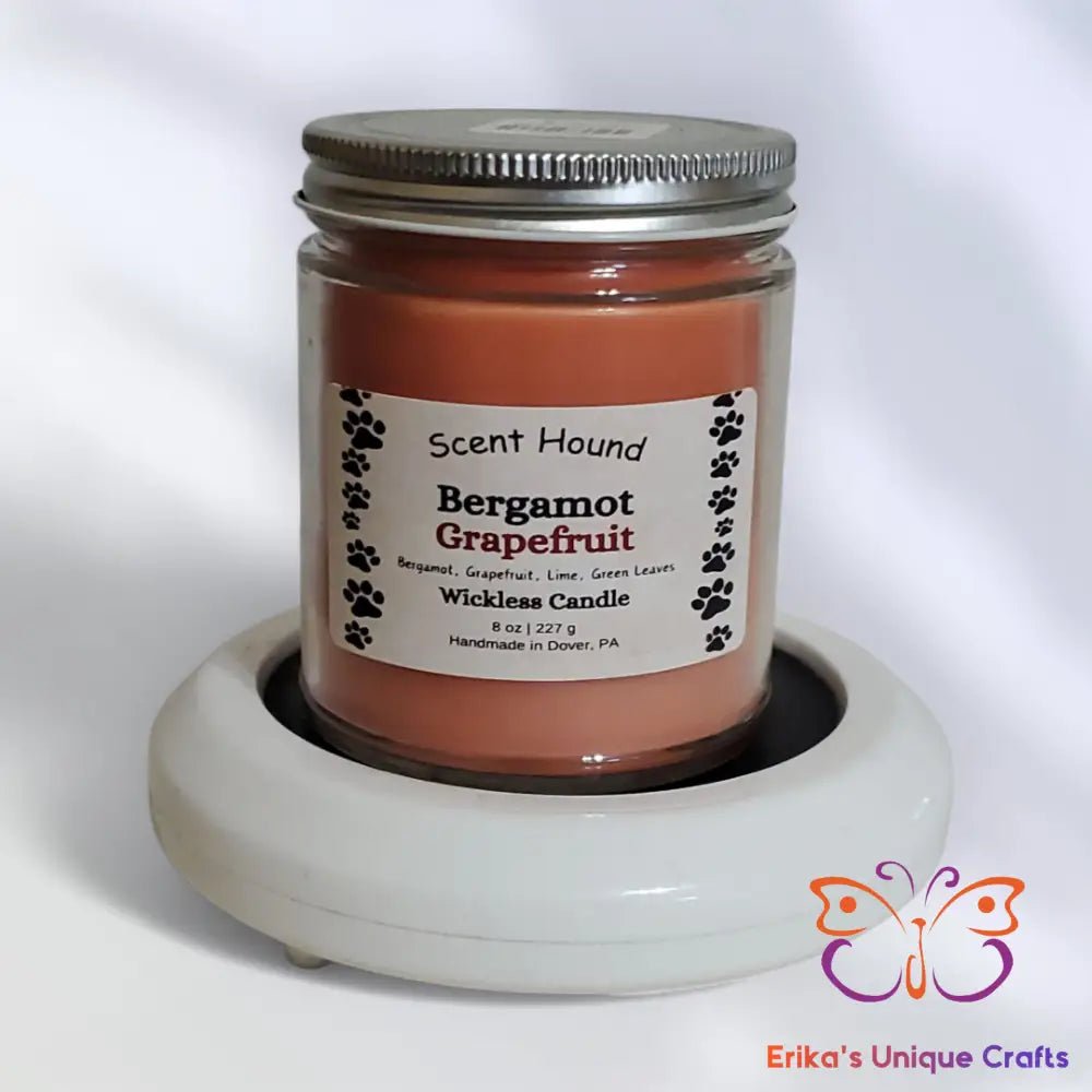 Bergamot Grapefruit Wax Melt Jar Wax Melt Jar
