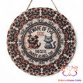Beware of the Dog Round Hanging Door Sign Door Sign